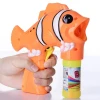 Foreign trade cross-border transparent light clowns, ocean fish, bubble guns, children's outdoor park interactive communication bubble machines, toys, dazzling lights, safe, non-toxic and environmentally friendly, soapberry bubble water, can pass the inspection, night market supply details Picture